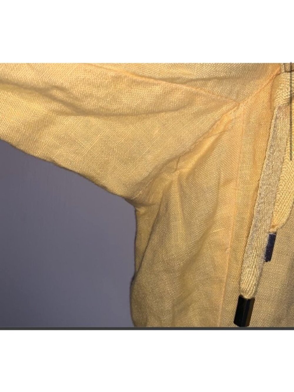 INC International Concepts Womens Yellow Linen Pants Size 14 - Picture 6 of 12